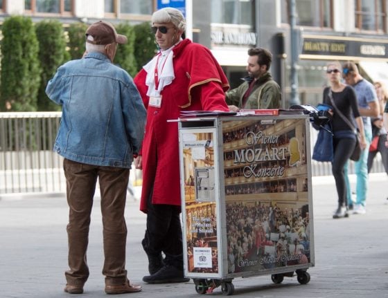 Vienna's Mozart ticket sellers to face the music with new 'anti-nuisance' rules