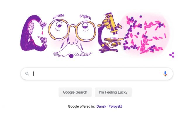 Google pays tribute to Denmark’s other famous Hans Christian