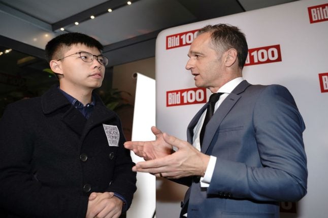 ‘Hong Kong the new Berlin’: Activist Joshua Wong discusses ‘new Cold War’ with Heiko Maas