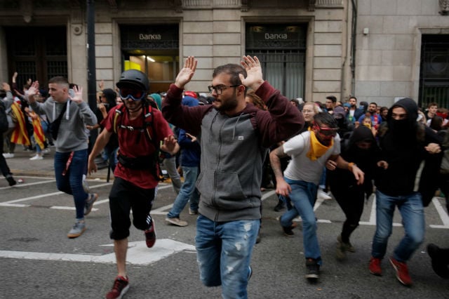 Nearly 200 injured in Catalonia protests on Saturday: emergency services