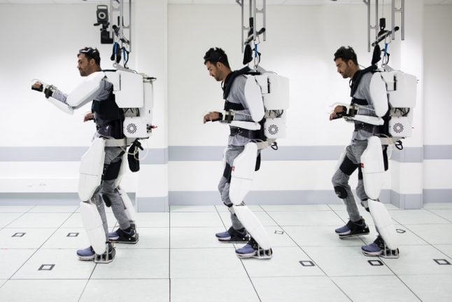 Paralysed Frenchman walks again thanks to brain-controlled exoskeleton