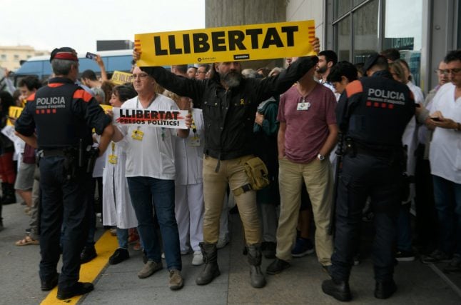 Nearly 300 police injured in Catalan protests: Madrid