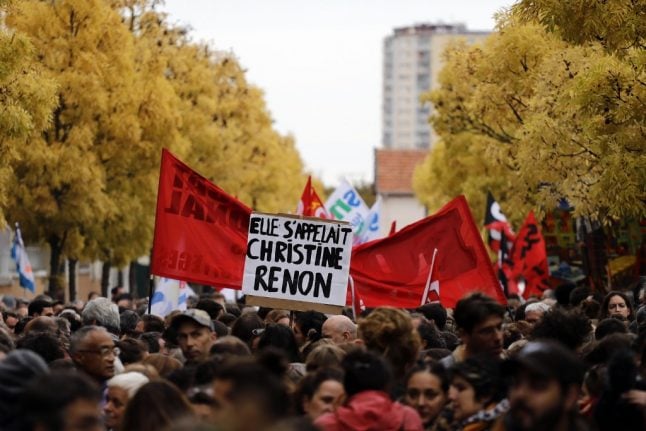 French teachers take to the streets to protest 'exhaustion' after headteacher's suicide
