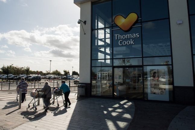French arm of UK firm Thomas Cook placed into receivership