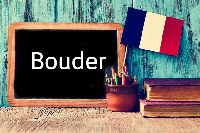 French word of the Day: Bouder