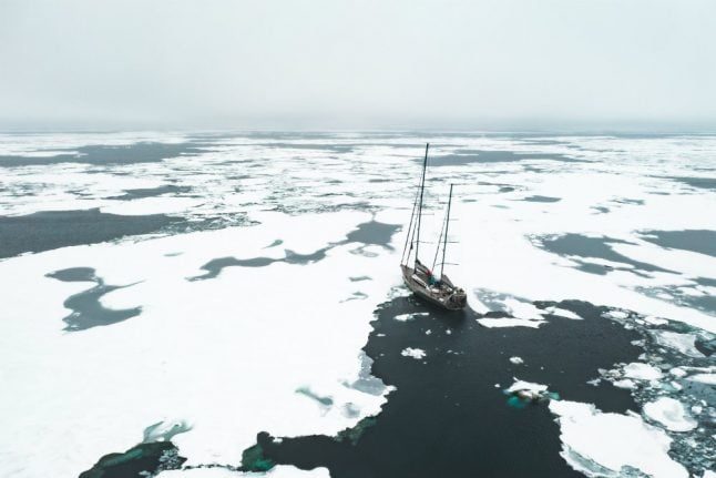 Norwegian adventurer struggles as climate change thins Arctic ice