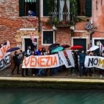 Venetians protest cruise ships and corruption after historic flooding