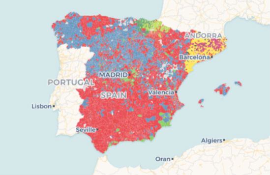 10-N: The maps that tell the story of how Spain voted
