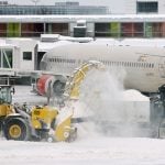 Snow causes flight cancellations and delays from Stockholm