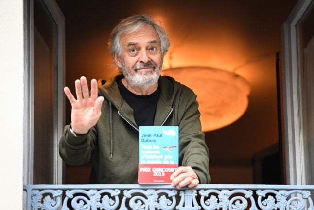 France's top literary prize goes to novel about prisoner having imaginary conversations with the dead