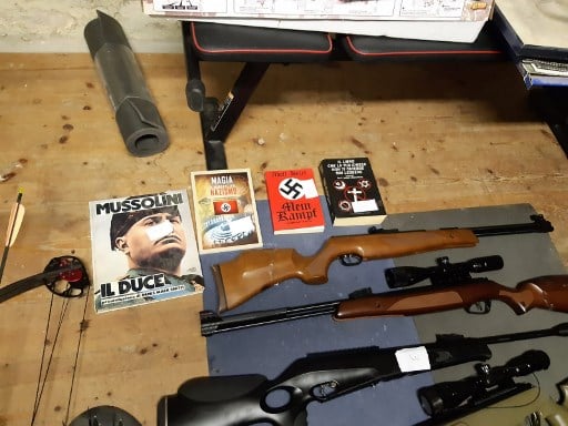 Italian police seize weapons in raid on neo-Nazi group