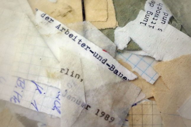 How Germans are reconstructing Stasi files from millions of fragments