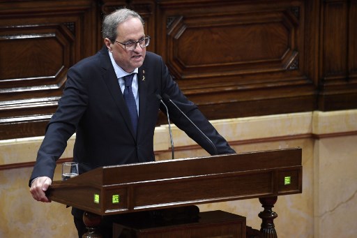 Catalan leader denies ties to jailed radical separatists accused of terrorism