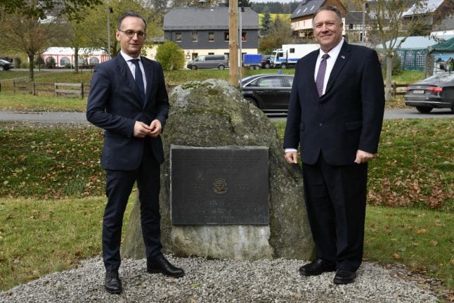 Mike Pompeo revisits army service past in Thuringia's 'Little Berlin'