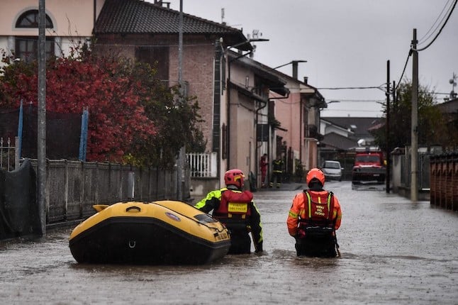 Northern Italy on flood alert as River Po rises