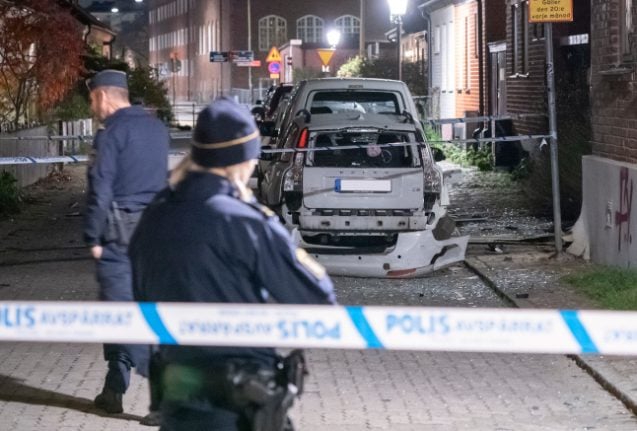 Sweden’s bomb squad called out to 100 blasts so far this year