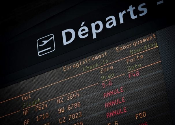 UPDATE: One fifth of flights in France to be hit by Thursday's strike action