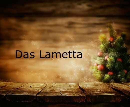 German Advent word of the day: Das Lametta