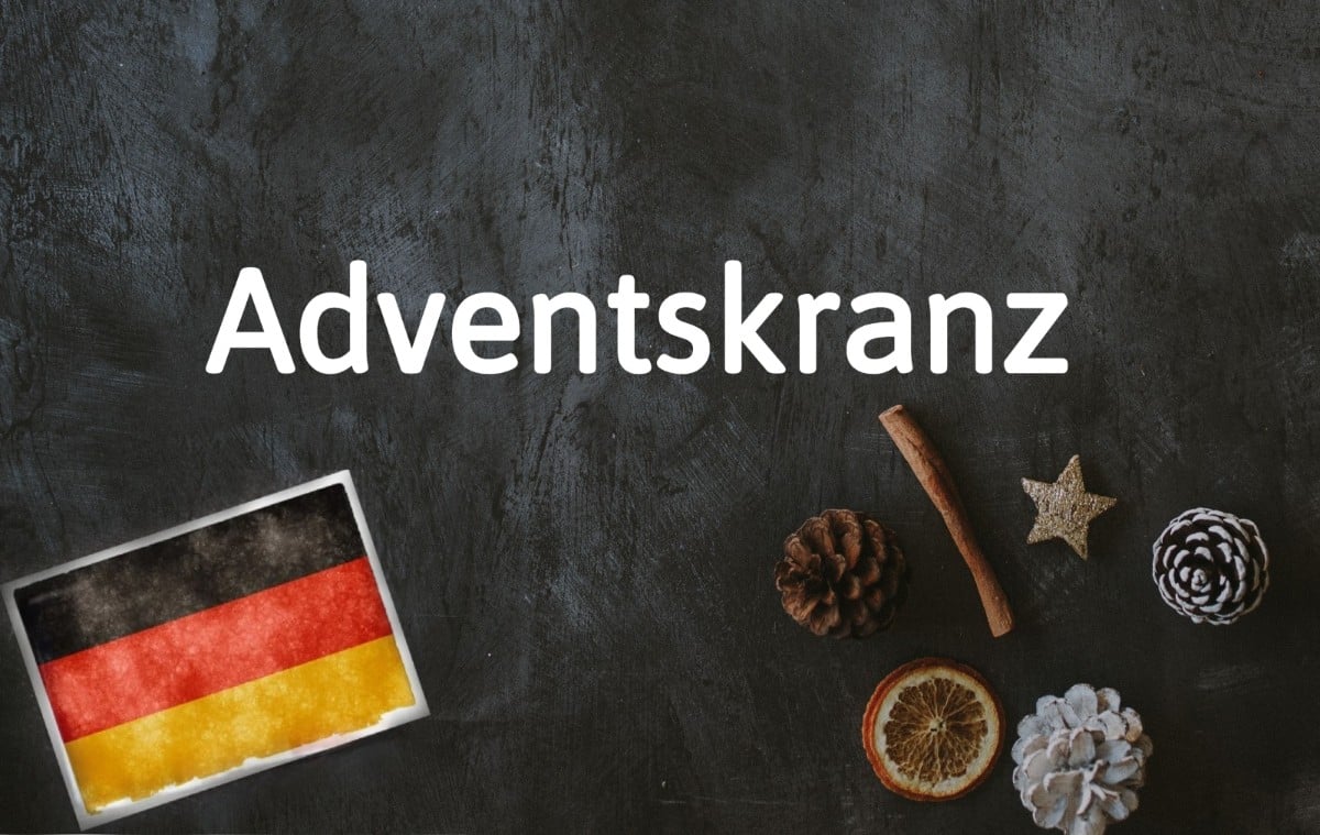 German word of the day: Adventskranz