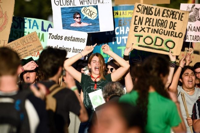 Thousands to hit streets of Madrid in climate change march