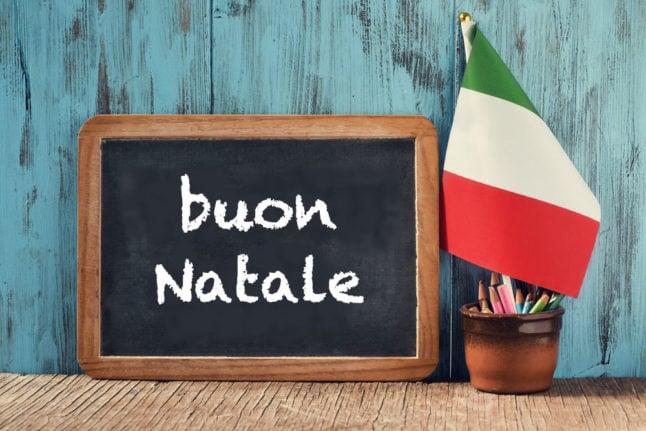 Italian expression of the day: 'Buon Natale'