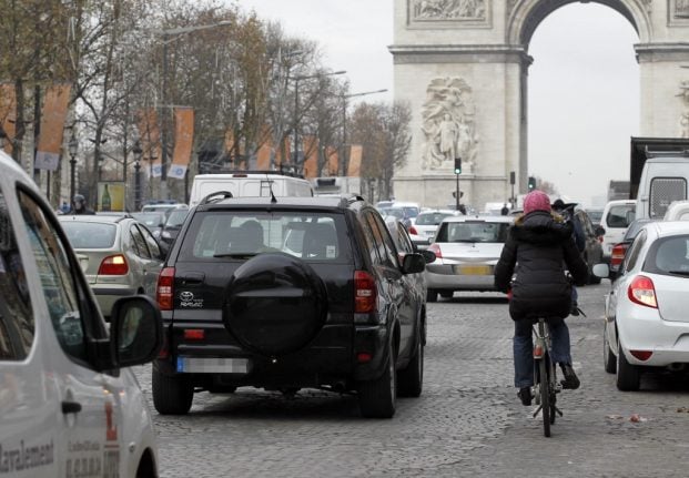 Paris driver arrested for stabbing two pedestrians in 'row about walking on road'