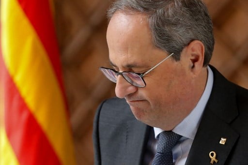 Catalan president Quim Torra banned from holding public office over 'disobedience'