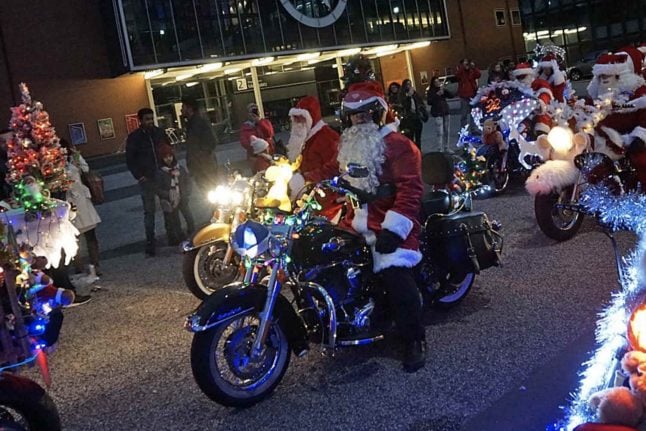 Bizarre Swiss Christmas traditions #2: The Harley-riding Santas of Basel