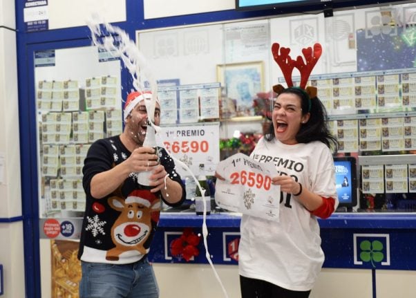 IN PICS: How Spain's 'El Gordo' lottery winners celebrated