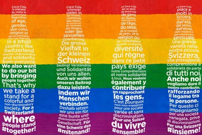 Youth wing of Swiss People’s Party calls for Coca-Cola boycott over homophobia referendum