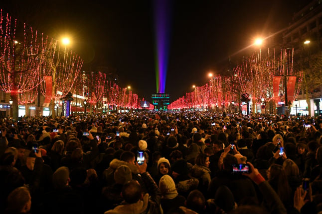 IN PICS: Paris brings in the 2020s with New Year light show