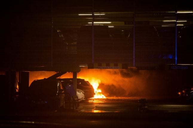 Flights at Norwegian airport delayed as 'hundreds' of cars burn in fire