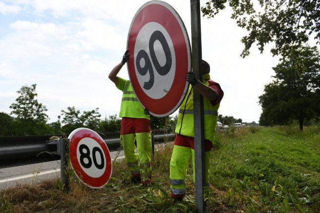 EXPLAINED: The parts of France where speed limits are returning to 90km/h