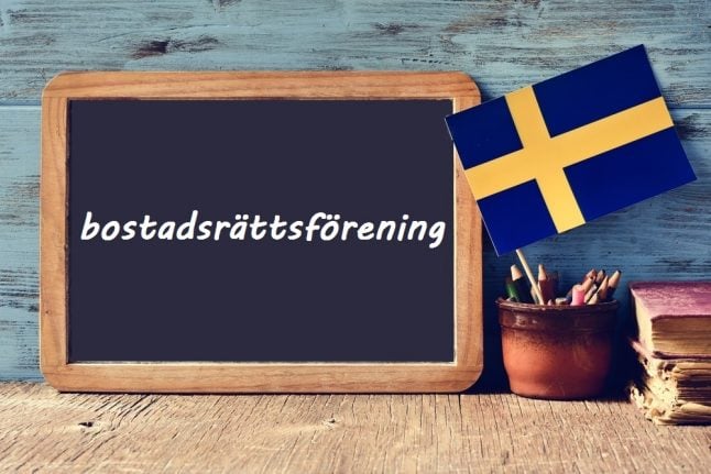 Swedish word of the day: bostadsrättsförening
