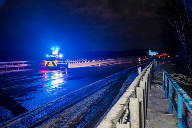 Icy Autobahn causes spate of crashes across Germany