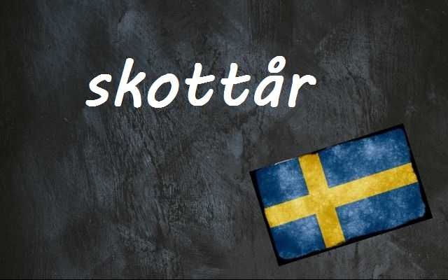 Swedish word of the day: skottår