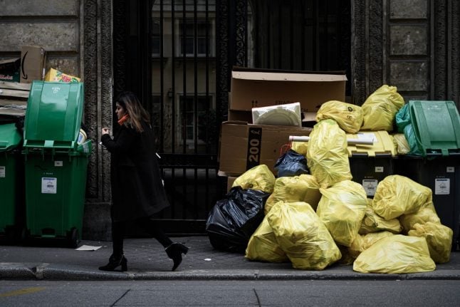 IN PICTURES: Paris bins overflow as waste depot strike continues