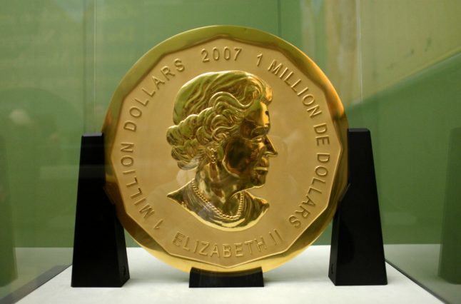 Berlin court jails three men over 100-kg gold coin heist