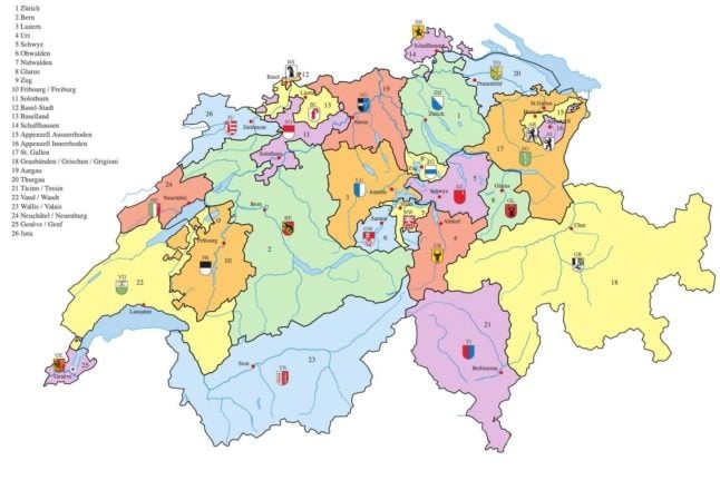 Nine maps that help you understand Switzerland today