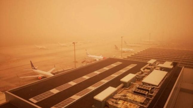 IN PICS 'It's like Mars': Sahara sandstorm sweeps across Canary Islands
