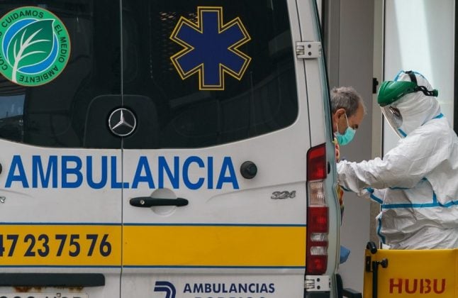 Stone-throwing gang target ambulances carrying elderly in southern Spain