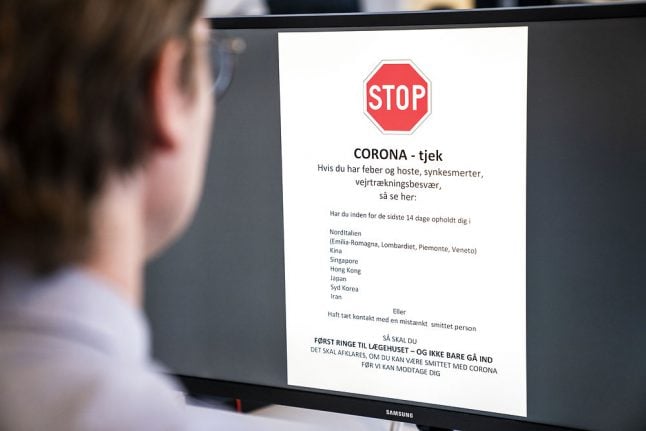 Confirmed Denmark coronavirus cases now at 15
