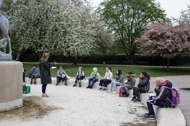 Outdoor classes with gym to stay warm: Denmark's reopened schools