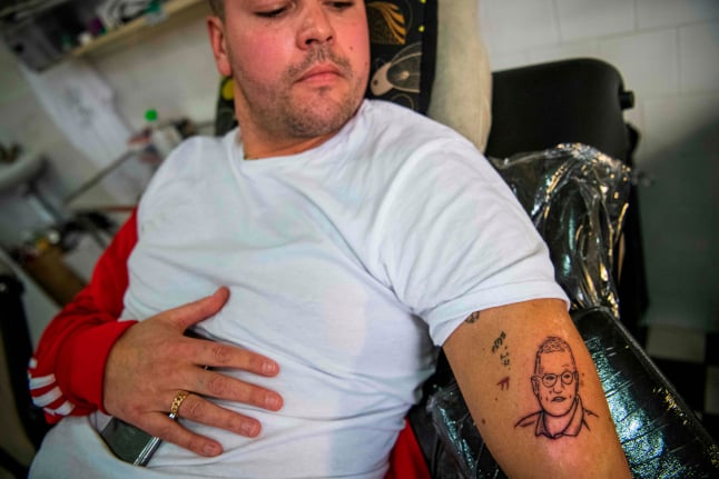 Meet the Swede who tattooed a state epidemiologist's face on his arm