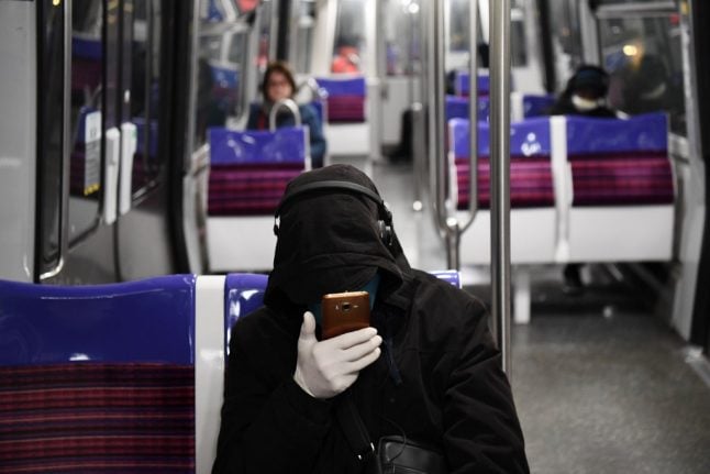 My own private metro: Virus empties Paris's public transport