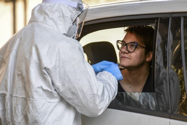 Italy trials drive-through coronavirus testing to ease pressure on hospitals