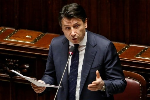Italian PM Conte demands more financial aid from Europe as shutdown continues