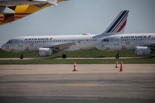 Air France-KLM to ground more than 90 percent of planes over next two months