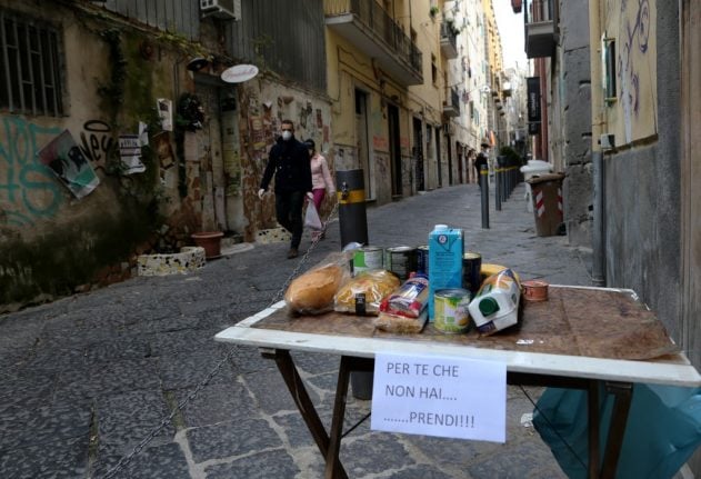 Italy's 'new poor': The people left struggling to eat in the coronavirus crisis