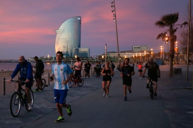 IN IMAGES: Spaniards flock outdoors for walks and sport after 48-day lockdown